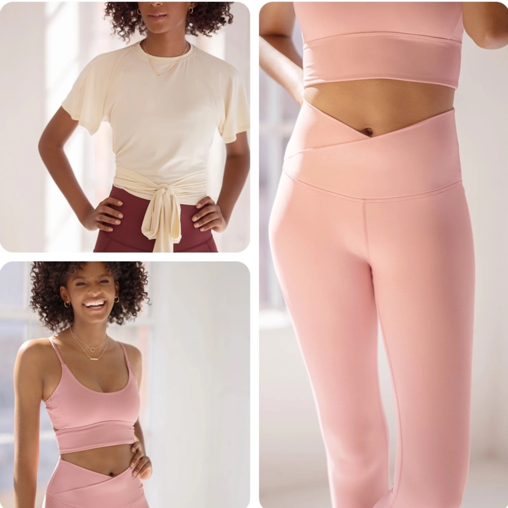 Popflex Perfect Bra and Hourglass Legging in Rose